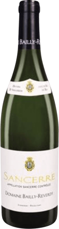 Kostenloser Versand | Weißwein Reverdy Domaine Bailly A.O.C. Sancerre Loire Frankreich Sauvignon Weiß Halbe Flasche 37 cl