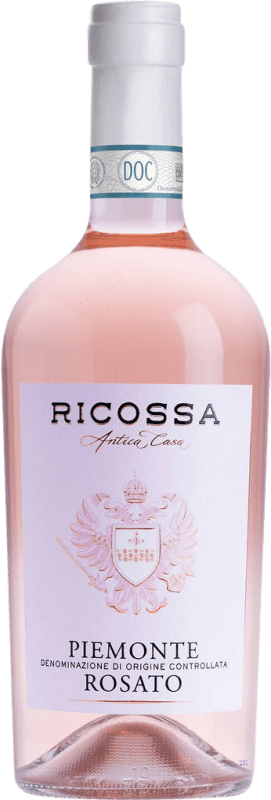 Бесплатная доставка | Розовое вино Cantine di Ricossa Rosato D.O.C. Piedmont Пьемонте Италия Barbera 75 cl