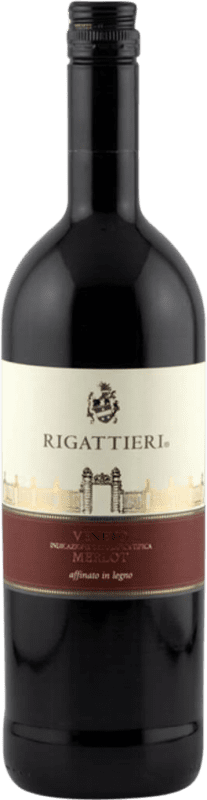 Free Shipping | Red wine Rigattieri Affinatto in Legno I.G.T. Veneto Veneto Italy Merlot 1 L