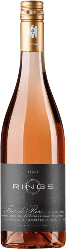 Kostenloser Versand | Rosé Sekt Rings 365 Tage Rosé Trocken Q.b.A. Pfälz Pfälz Deutschland Cabernet Sauvignon, Spätburgunder, Portugieser 75 cl