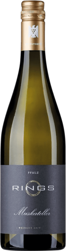 Envoi gratuit | Blanc mousseux Rings Q.b.A. Pfälz Pfälz Allemagne Muscat 75 cl