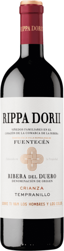 Kostenloser Versand | Rotwein Rippa Dorii Crianza — Kurze Fassreifung D.O. Ribera del Duero Kastilien und León Spanien Tempranillo 75 cl