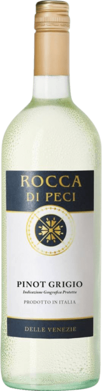 Бесплатная доставка | Белое вино Rocca di Peci I.G.T. Veneto Венето Италия Pinot Grey 1 L