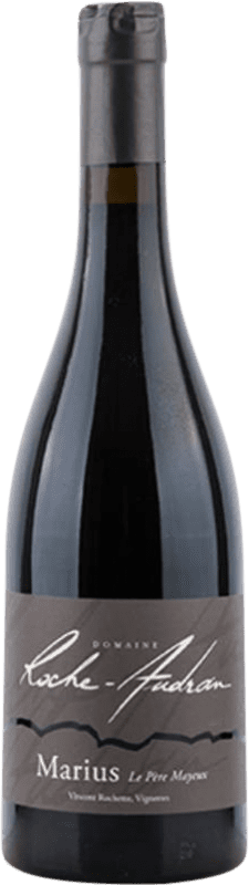 18,95 € Spedizione Gratuita | Vino rosso Roche Audran Visan Marius le Père Mayeux Rouge A.O.C. Côtes du Rhône Villages