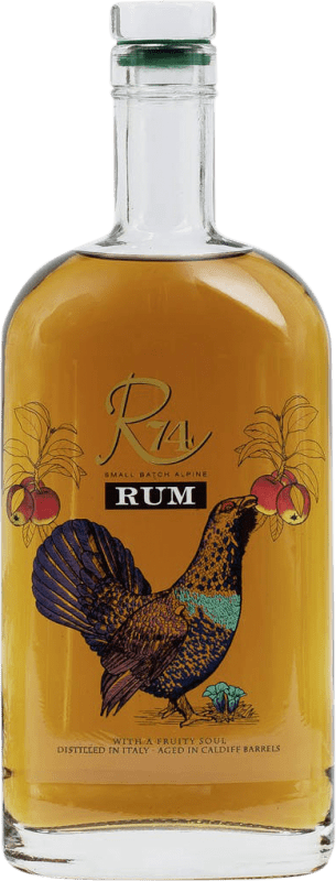 Envoi gratuit | Rhum Roner R74 Aged Rum Trentin Italie 70 cl