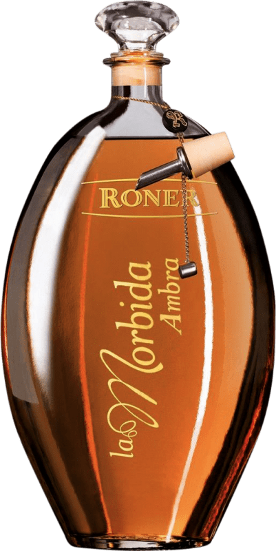 Envio grátis | Aguardente Grappa Roner Ambra la Morbida Itália Garrafa Especial 1,5 L