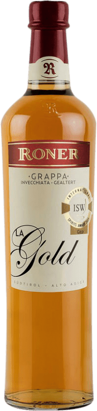 Free Shipping | Grappa Roner La Gold Italy 70 cl