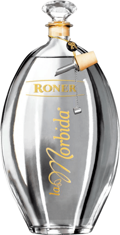 Kostenloser Versand | Grappa Roner La Morbida Italien Spezialflasche 1,5 L