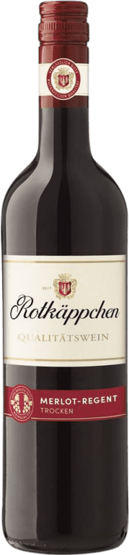 Free Shipping | Red wine Rotkäppchen Mumm Dry Q.b.A. Rheinhessen Rheinhessen Germany Merlot, Regent 75 cl