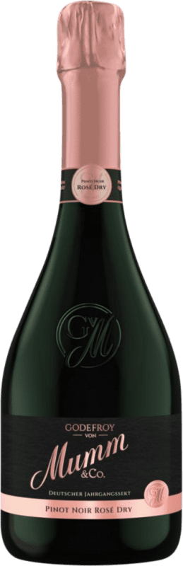 8,95 € | Розовое игристое вино Rotkäppchen Mumm Godefroy Rosé Dry сухой Германия Pinot Black 75 cl
