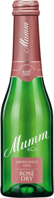 2,95 € | Розовое игристое вино Rotkäppchen Mumm Dry Jahrgang Rosé Sekt Dry сухой Германия Маленькая бутылка 20 cl