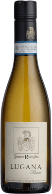 9,95 € | Белое вино Roveglia Limne D.O.C. Lugana Ломбардии Италия Trebbiano di Lugana Половина бутылки 37 cl Без алкоголя