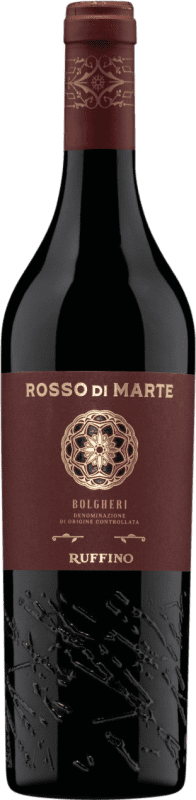 Spedizione Gratuita | Vino rosso Ruffino Rosso di Marte D.O.C. Bolgheri Italia Merlot, Cabernet Sauvignon 75 cl Senza Alcol