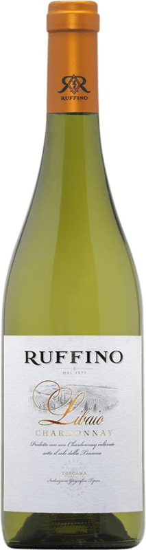 Бесплатная доставка | Белое вино Ruffino Libaio I.G.T. Toscana Тоскана Италия Chardonnay — Шардоне 75 cl