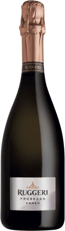 Envoi gratuit | Blanc mousseux Ruggeri Argeo Brut D.O.C. Prosecco Frioul-Vénétie Julienne Italie Glera 75 cl