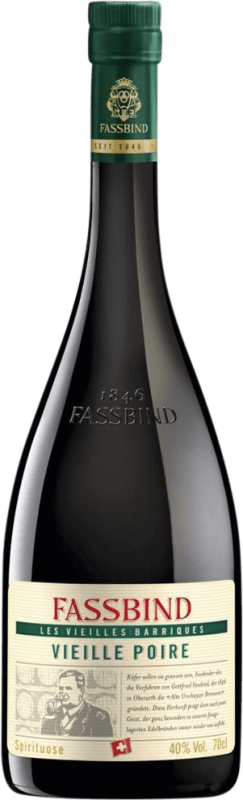 Envio grátis | Aguardente Orujo S. Fassbind Les Vieilles Barriques Vieille Poire Suíça 70 cl