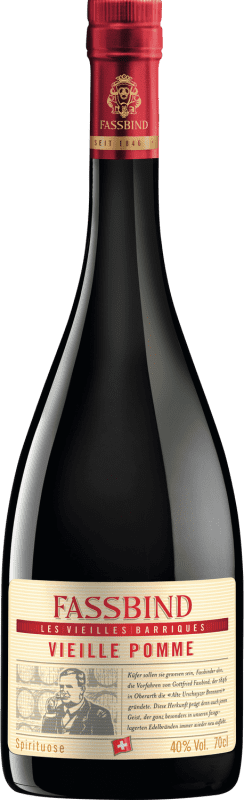 Envio grátis | Aguardente Orujo S. Fassbind Les Vieilles Barriques Vieille Pomme Suíça 70 cl