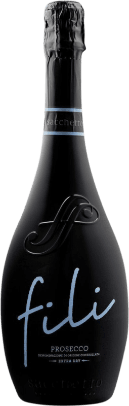 送料無料 | 白ワイン Sacchetto Fili VS Extra Dry 余分な乾燥 D.O.C. Prosecco Venecia イタリア Glera 75 cl