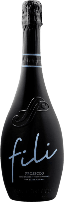 18,95 € Envoi gratuit | Vin Blanc Sacchetto Fili Extra Dry — Extra-Sec VS Vendimia Seleccionada — Vendange Sélectionnée D.O.C. Prosecco