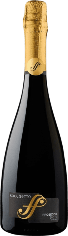 18,95 € Free Shipping | White Sparkling Wine Sacchetto Extra Dry D.O.C. Prosecco