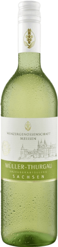 Envío gratis | Vino blanco Meissen Sachsen Alemania Müller-Thurgau 75 cl