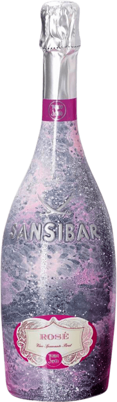 Envío gratis | Espumoso rosado San Simone di Brisotto Only Sansibar Spumante Rosé Brut I.G.T. Venezia Venecia Italia 75 cl