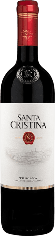 送料無料 | 赤ワイン Santa Cristina Rosso I.G.T. Toscana Marcas イタリア Merlot, Sangiovese, Nebbiolo, Cabernet 75 cl