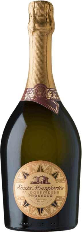 Бесплатная доставка | Белое игристое Santa Margherita брют D.O.C.G. Prosecco di Valdobbiadene Superiore di Cartizze Фриули-Венеция-Джулия Италия Glera 75 cl