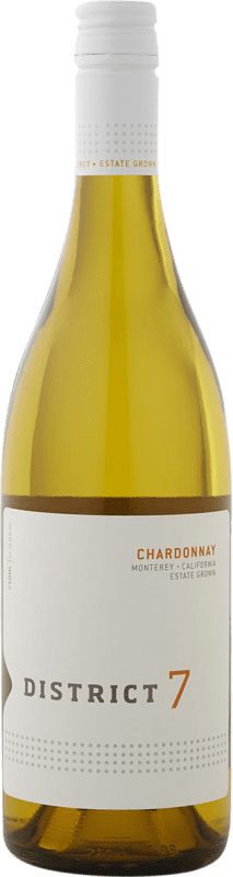 Бесплатная доставка | Белое вино Scheid District 7 I.G. California Калифорния Соединенные Штаты Chardonnay 75 cl