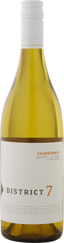 Бесплатная доставка | Белое вино Scheid District 7 I.G. California Калифорния Соединенные Штаты Chardonnay — Шардоне 75 cl