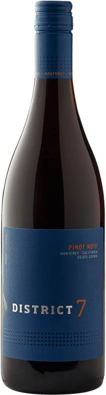 Бесплатная доставка | Красное вино Scheid District 7 I.G. California Калифорния Соединенные Штаты Pinot Noir — Пино Нуар 75 cl