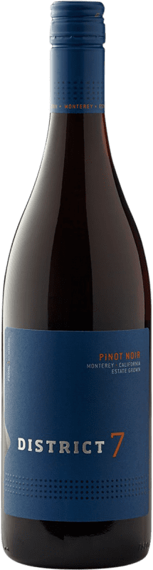 Envio grátis | Vinho tinto Scheid District 7 I.G. California California Estados Unidos Pinot Preto 75 cl