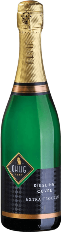 Free Shipping | White sparkling Sektkellerei Ohlig Cuvée Deutscher Sekt Extra Dry Germany Riesling 75 cl