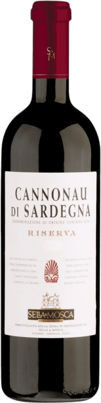 Spedizione Gratuita | Vino rosso Sella e Mosca Riserva D.O.C. Cannonau di Sardegna Cerdeña Italia Cannonau Bottiglia Magnum 1,5 L