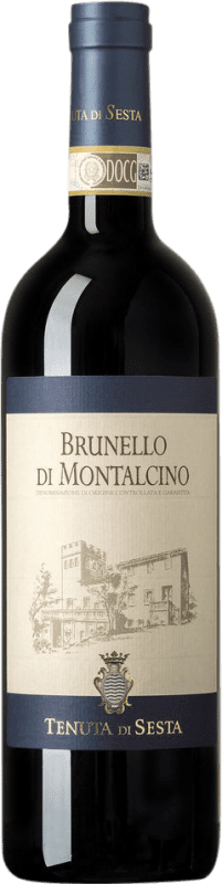 Free Shipping | Red wine Villa a Sesta D.O.C.G. Brunello di Montalcino Tuscany Italy Sangiovese 75 cl