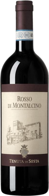 Free Shipping | Red wine Villa a Sesta D.O.C. Rosso di Montalcino Tuscany Italy Sangiovese Grosso 75 cl