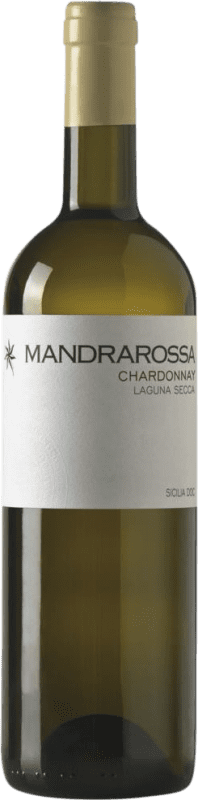 Бесплатная доставка | Белое вино Mandrarossa Laguna Secca Bianco D.O.C. Sicilia Сицилия Италия Chardonnay 75 cl