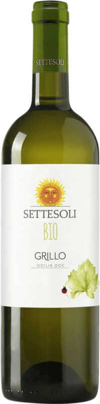 Бесплатная доставка | Белое вино Settesoli D.O.C. Sicilia Сицилия Италия Grillo 75 cl