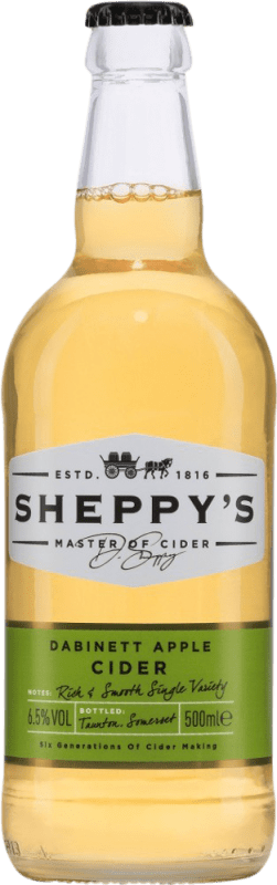 Kostenloser Versand | Cidre Sheppy's Dabinett Single Variety Apple Somerset Großbritannien Medium Flasche 50 cl