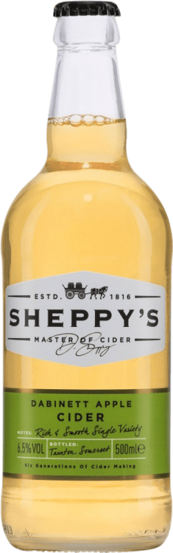 8,95 € Kostenloser Versand | Apfelwein Sheppy's Dabinett Single Variety Medium-Flasche 50 cl Manzana — Apfel