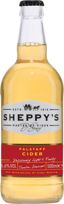 Бесплатная доставка | Сидр Sheppy's Falstaff Single Variety Apple Somerset Объединенное Королевство бутылка Medium 50 cl