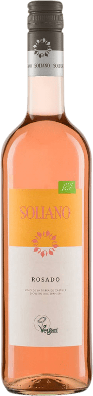 Free Shipping | Rosé wine Soliano Rosado D.O. La Mancha Castilla la Mancha Spain Tempranillo Organic 75 cl