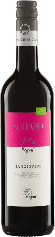 Free Shipping | Red wine Soliano I.G.T. Terre di Chieti Italy Sangiovese Organic 75 cl