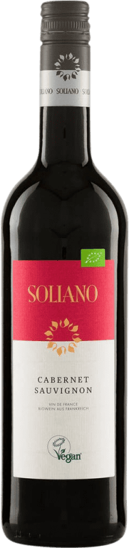 Free Shipping | Red wine Soliano Loire France Cabernet Sauvignon Organic 75 cl
