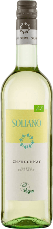 Free Shipping | White wine Soliano Italy Chardonnay Organic 75 cl