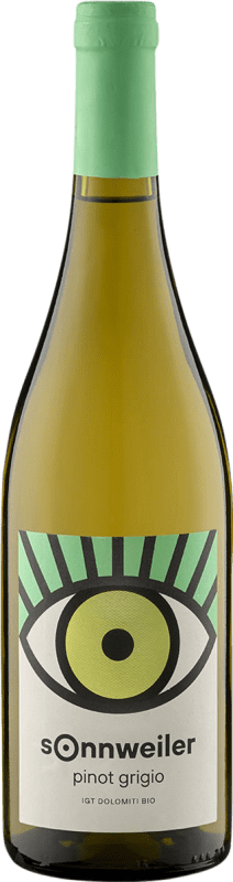 Envoi gratuit | Vin blanc Sonnweiler I.G.T. Vigneti delle Dolomiti Tirol del Sur Italie Pinot Gris 75 cl