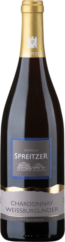 16,95 € | 白酒 Spreitzer Chardonnay & Weissburgunder Q.b.A. Rheingau Rheingau 德国 Chardonnay, Pinot White 75 cl