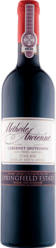 Envío gratis | Vino tinto Springfield Méthode Ancienne I.G. Robertson Robertson Valley Sudáfrica Cabernet Sauvignon 75 cl