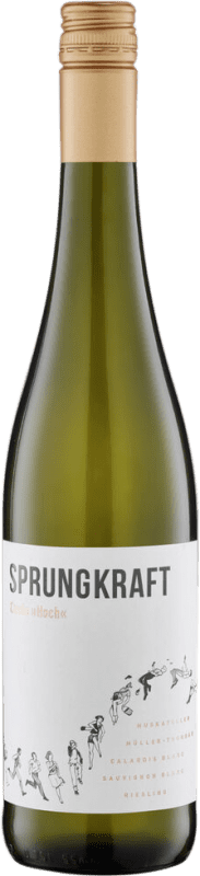 Free Shipping | White wine Sprungkraft Cuvée Hoch Weiss I.G. Baden Baden-Württemberg Germany Muscat, Sauvignon White, Riesling, Pinot White, Sauvignon 75 cl