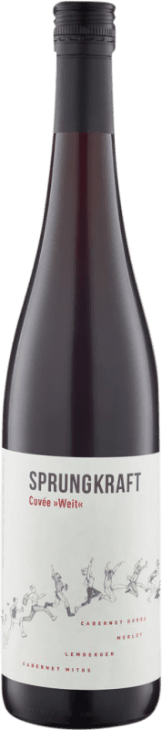 Envío gratis | Vino Tinto Sprungkraft Weit Cuvée I.G. Baden Baden-Württemberg Alemania Merlot, Cabernet, Lemberger 75 cl